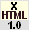 XHTML 1.0